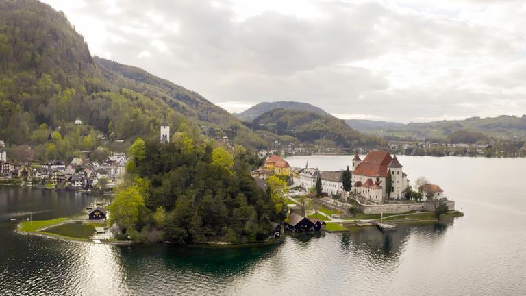 Der Himmel über dem Traunsee