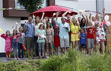 Ein Reihenhaus steht selten allein