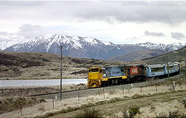 Mit dem Zug durch Neuseeland
