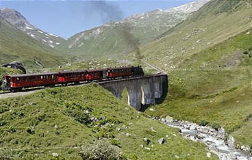 Spektakuläre Bergbahnen der Schweiz II: "Furka-Bergstrecke" - Die Gemütliche