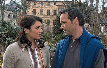 Glück auf halber Treppe