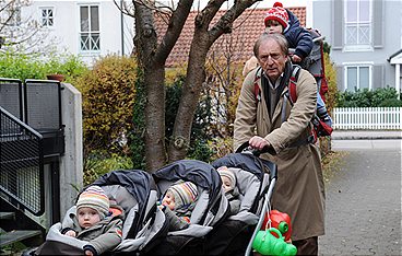 Vier Drillinge sind einer zu viel