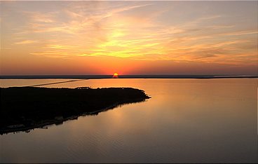 North und South Carolina von oben