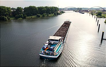 Auf dem Rhein bis zum Meer