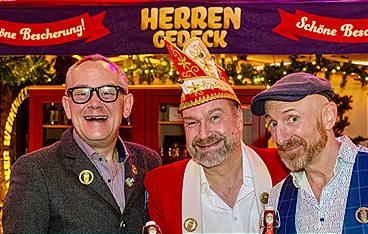 Das Herrengedeck: Volker Weininger, Martin Schopps und JP Weber