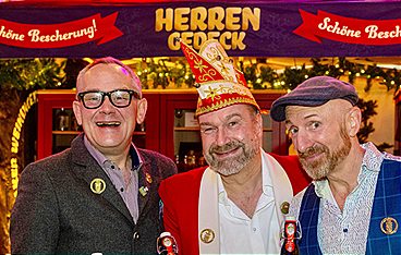 Das Herrengedeck: Volker Weininger, Martin Schopps und JP Weber