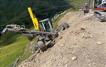 Baumaschine auf vier Beinen - Schreitbagger im Einsatz
